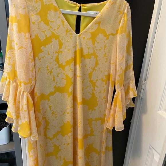 Calvin Klein Dresses Calvin Klein Yellow Dress Poshmark